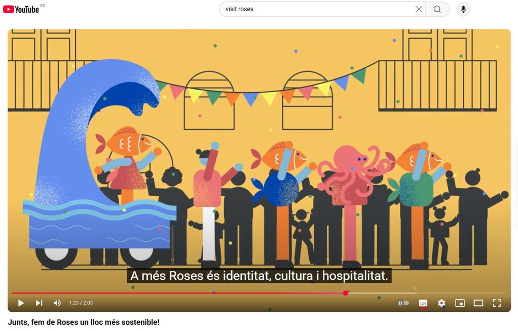 Roses inicia una campanya audiovisual per conscienciar sobre la sostenibilitat turística