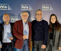 Aina Gelpí, Manel Pedreira, GEN Roses i Ajuntament de Roses, premiats a la Festa de la Vela Catalana