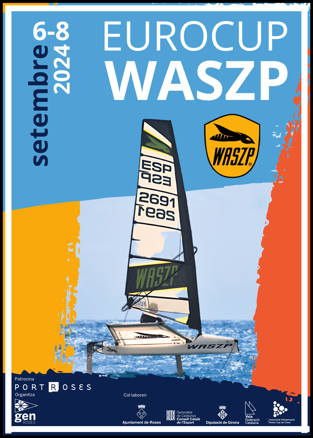 Spanish Junior Sailing Skating Championships and EuroCup Waszp